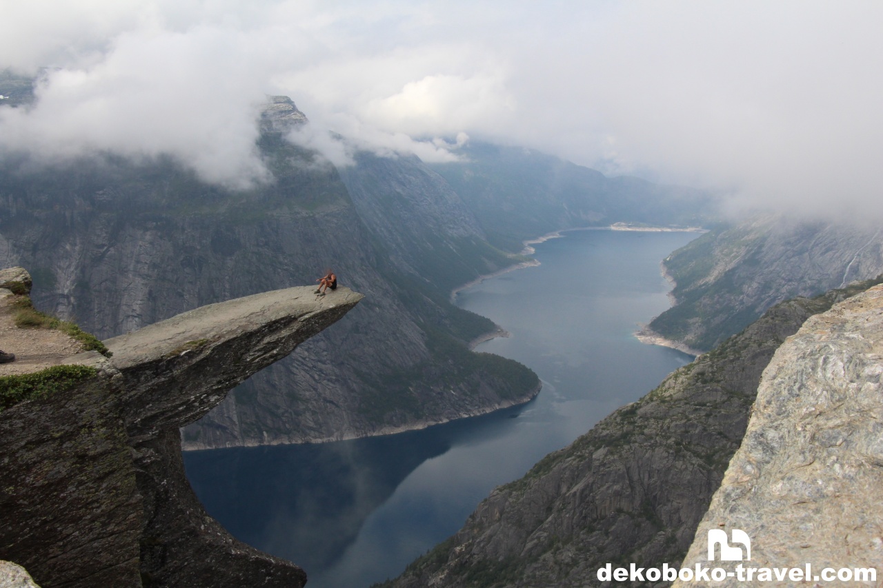 トロルトゥンガの縁まで行く人はどういう心臓をしているのか…