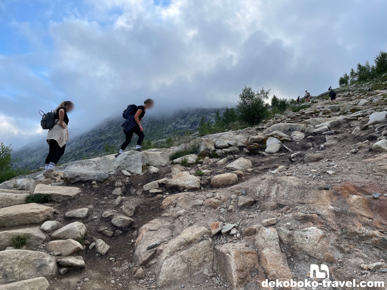 それなりの急登が続く