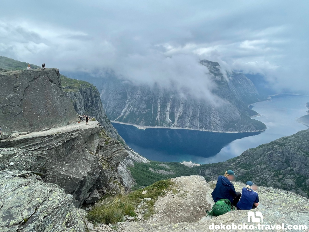 着いた当初はトロルトゥンガと景色を見れるところでのんびり過ごしました