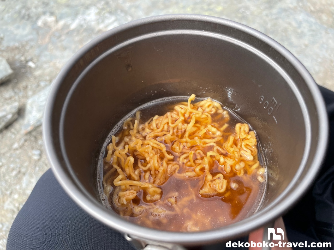 トロルトゥンガで食べるチキンラーメンはもちろん美味しい！