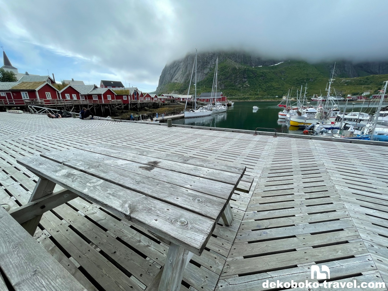 レーヌハーバーのベンチ