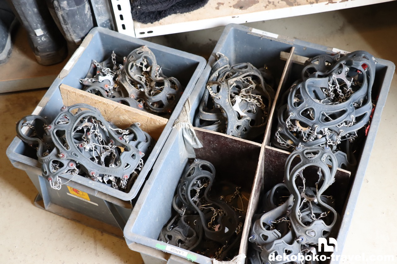 軽アイゼンは借りれます