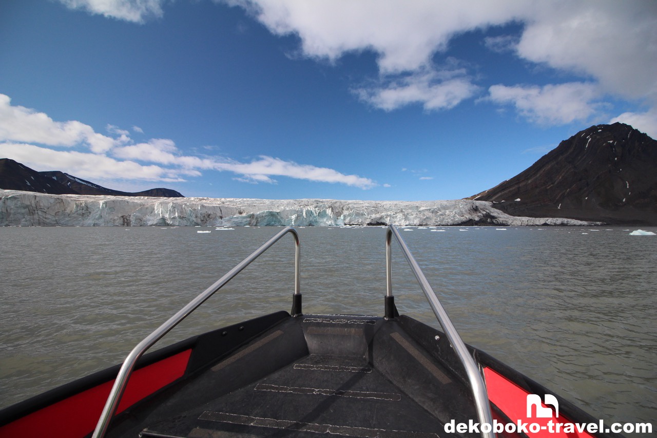 氷河地帯に到着