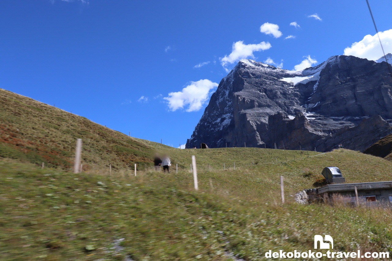 アイガーグレッチャーからクライネシャイデック間のハイキングルート