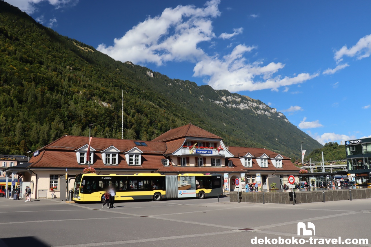 インターラーケン駅前広場