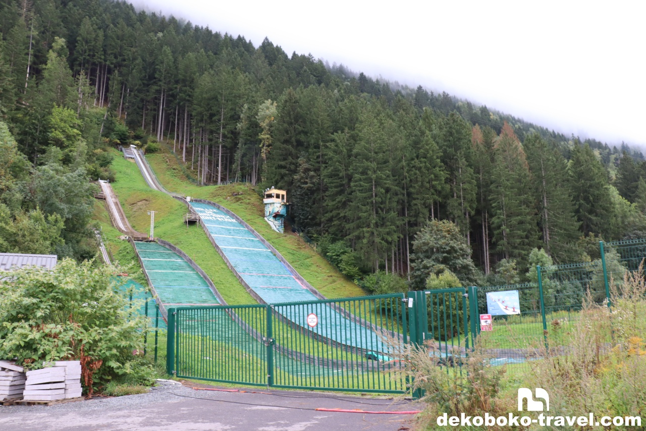 スキージャンプ場