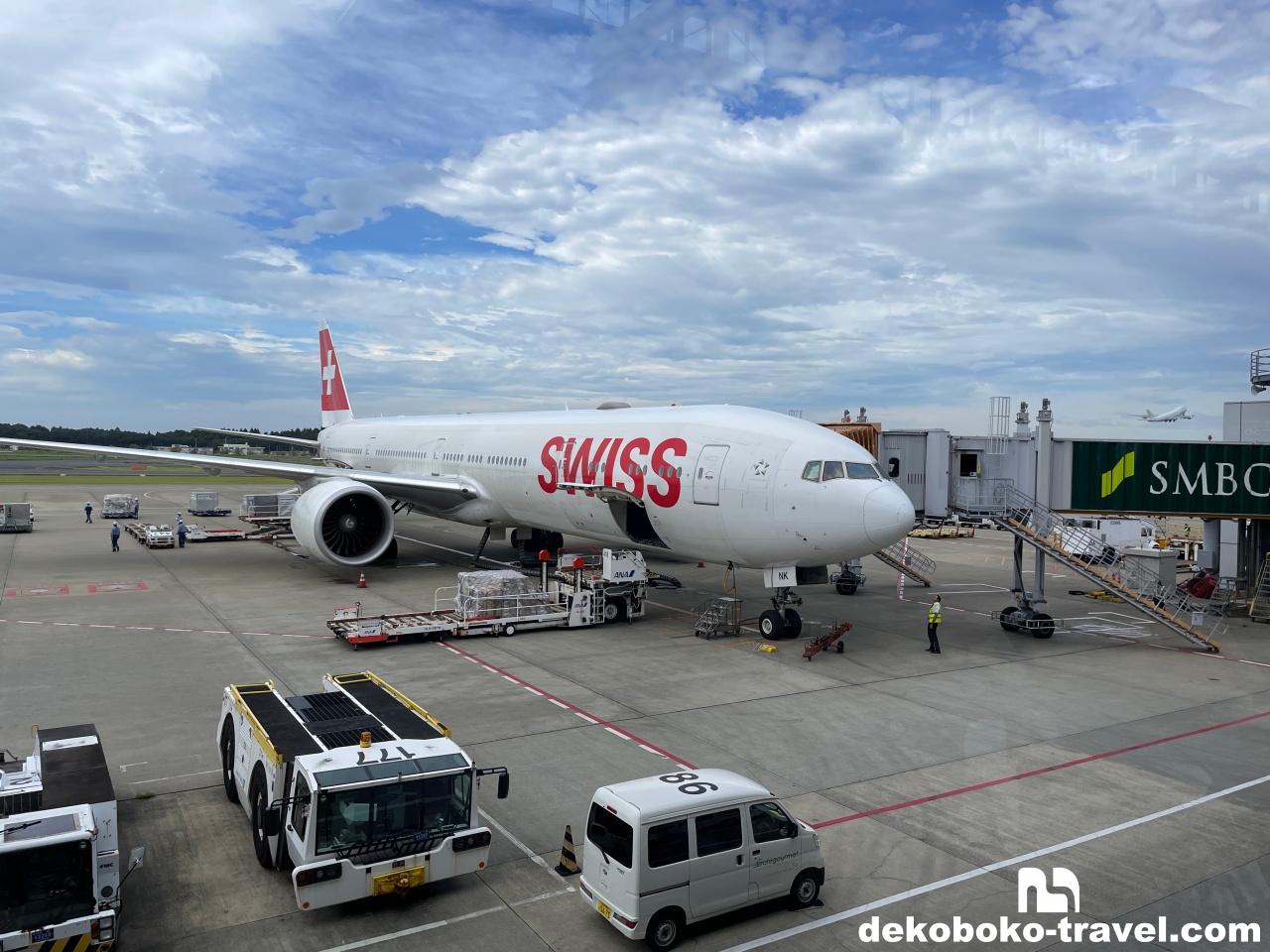 スイス航空でチューリッヒへ