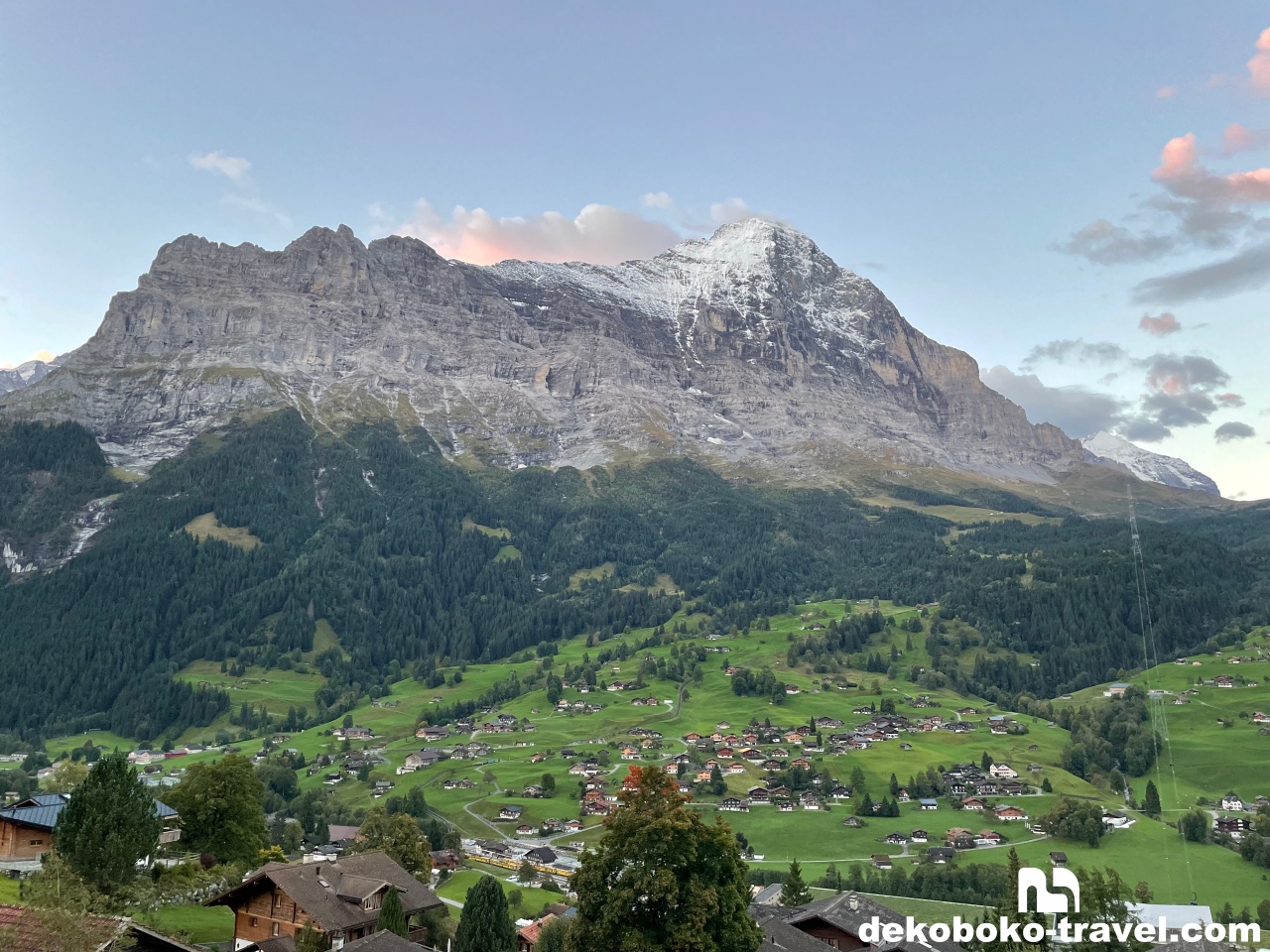 ホテル近くからの景色
