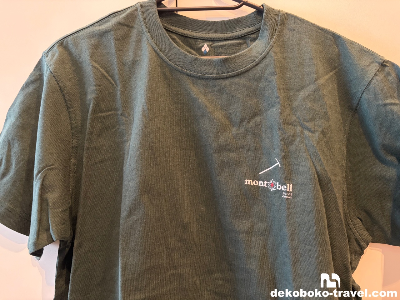 モンベルのツェルマット限定Tシャツ