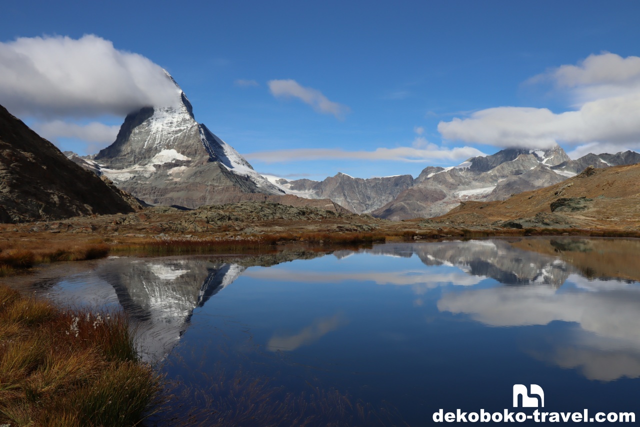 リッフェル湖の逆さマッターホルン
