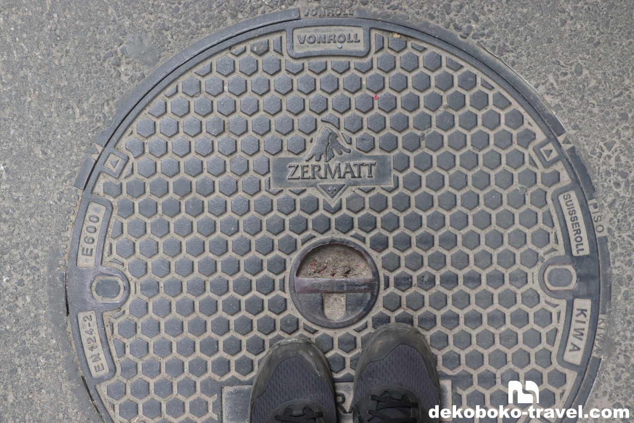 ツェルマットのマンホール①
