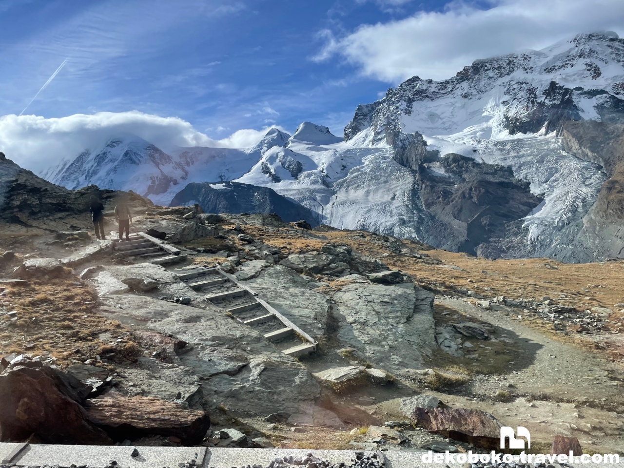 ゴルナーグラート〜ローテンボーデン間のハイキングコース