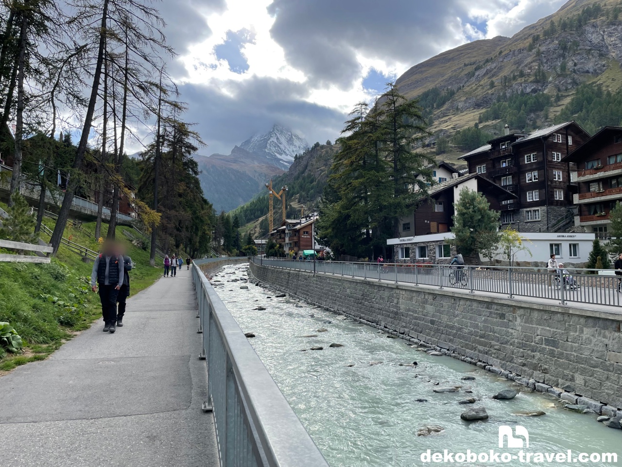日本人橋の下からの景色