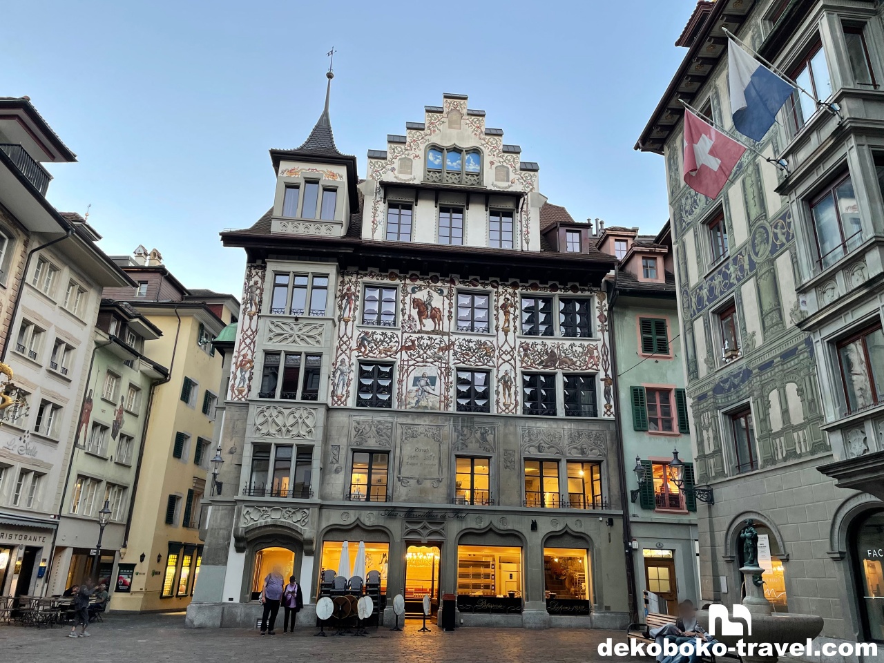 ルツェルン旧市街の壁画②