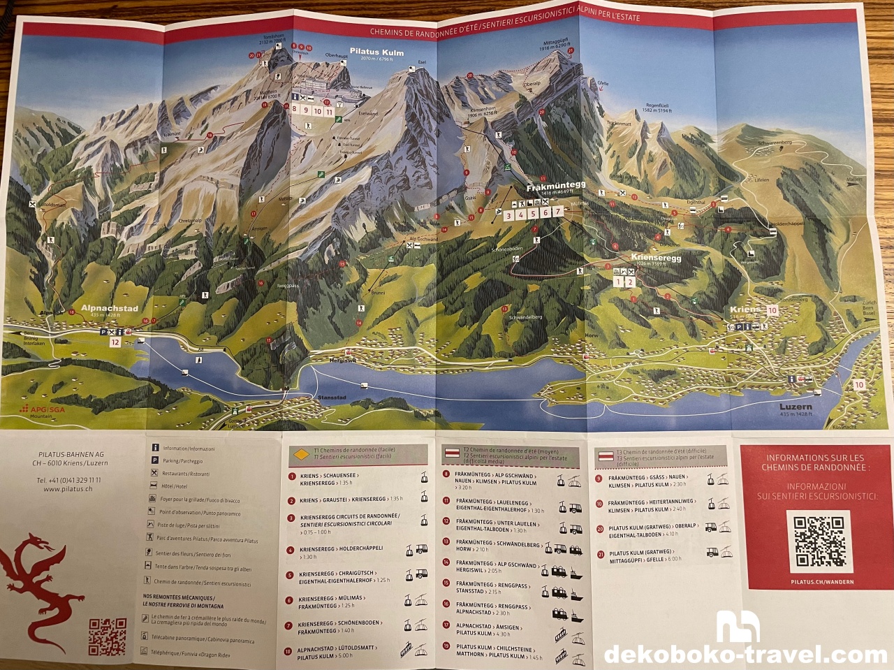 ピラトゥスのパンフレット