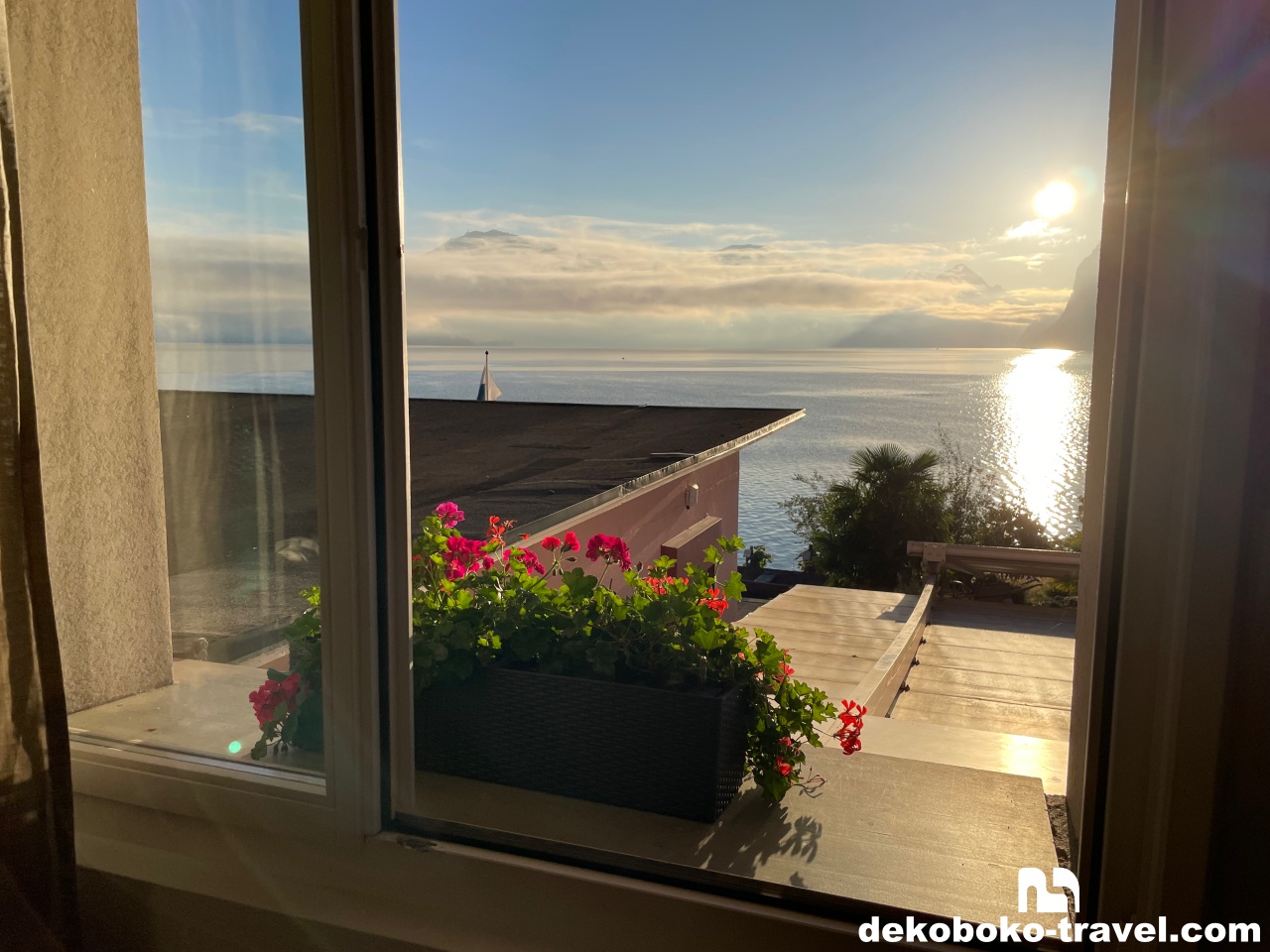 部屋から見える景色