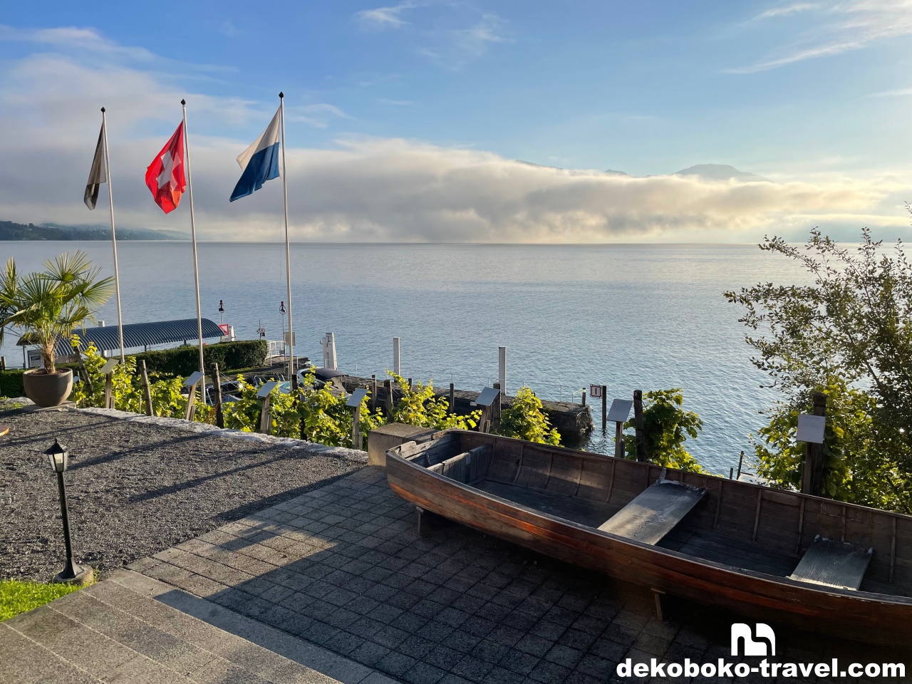 小さな船着場もありました