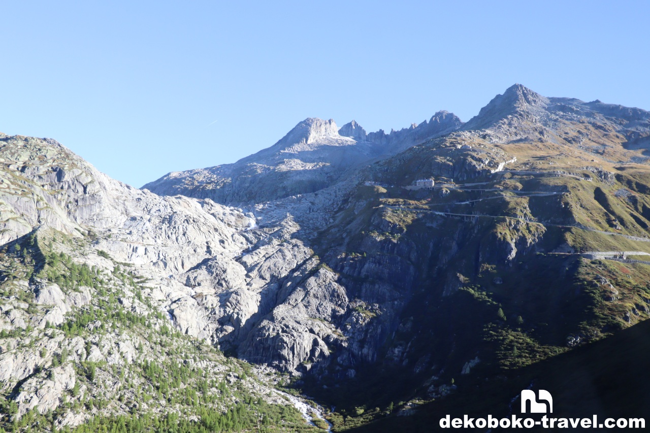 ほとんど無くなってしまったローヌ氷河