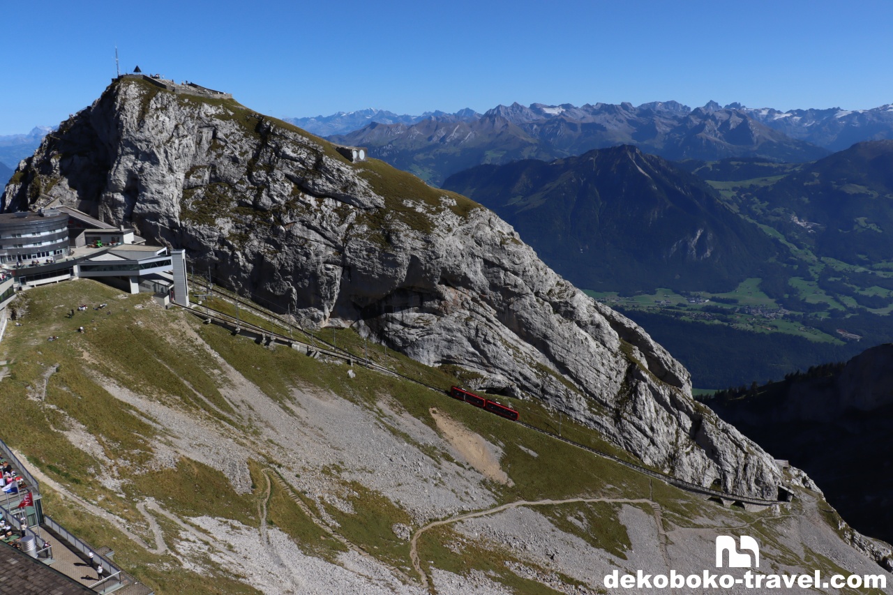 世界一傾斜のきついピラトゥス鉄道