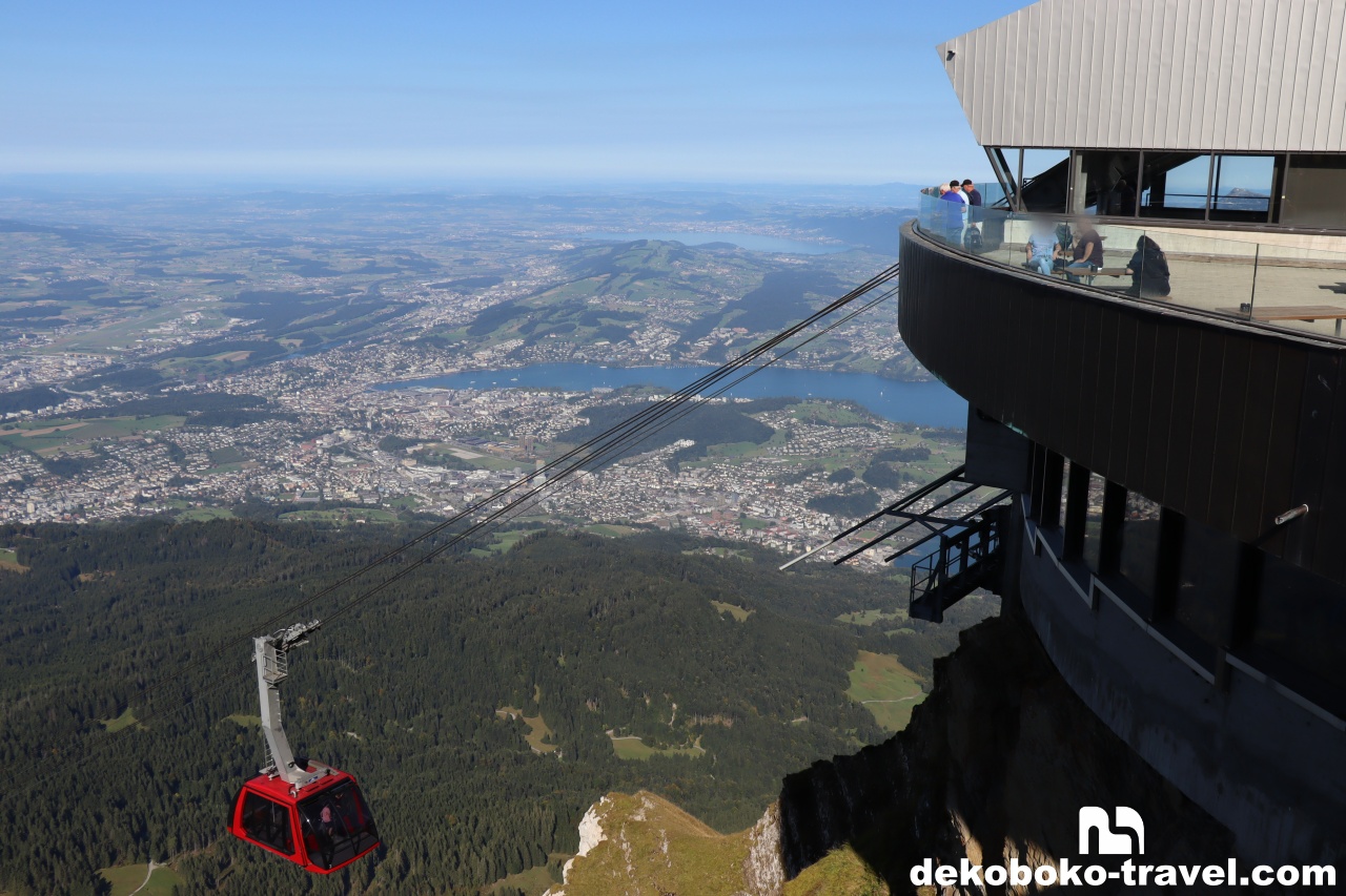 ドラゴンライドに乗ってピラトゥスクルム駅へ