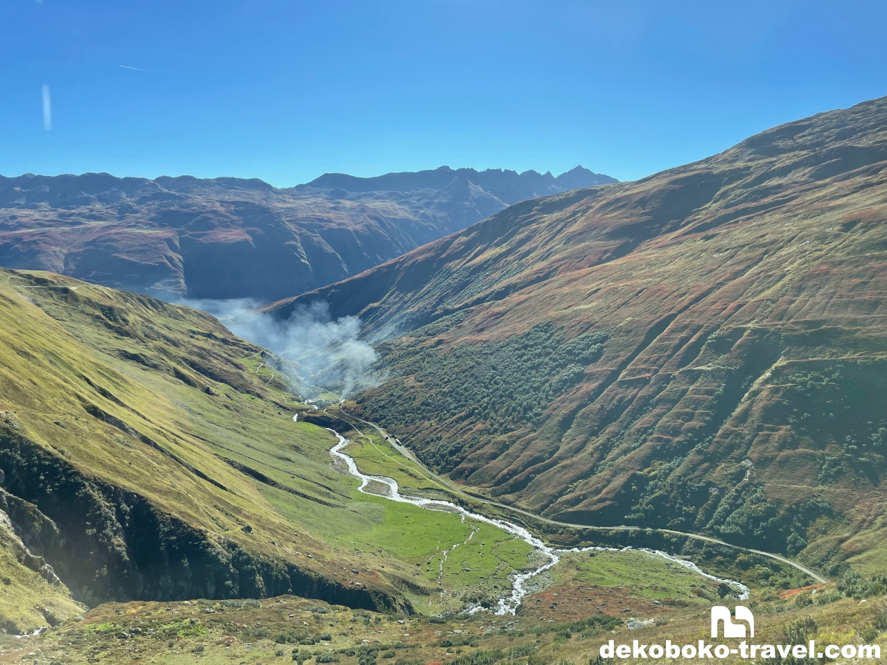 フルカ通りの景色