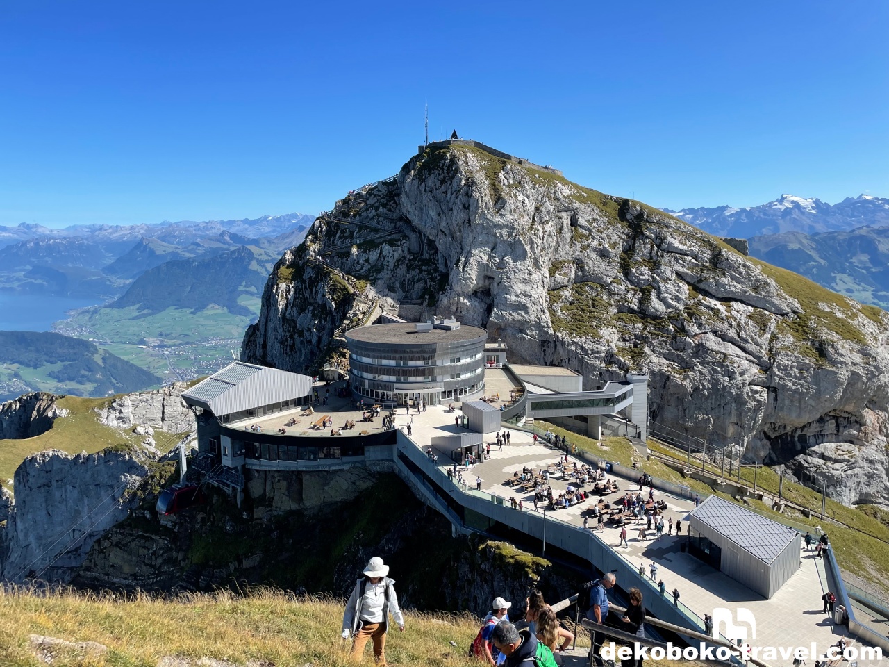 ②の展望台からの景色